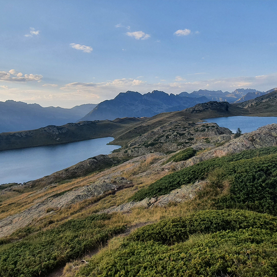 Chemin en montagne